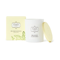 Fusion White Jar Brandy Custard Soy Candle