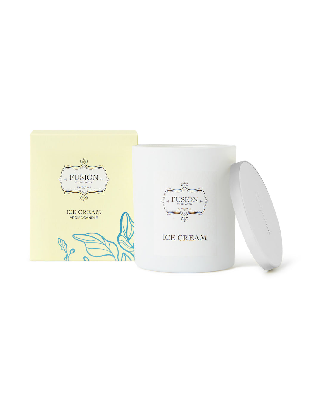 Fusion White Jar Ice Cream Soy Candle