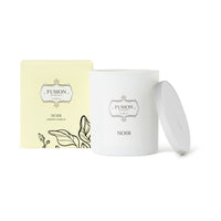 Fusion White Jar Noir Soy Candle