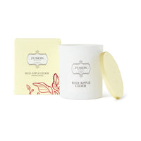 Fusion White Jar Red Apple Cider Soy Candle