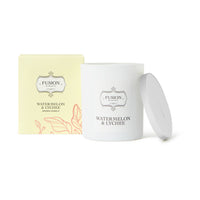 Fusion White Jar Watermelon and Lychee Soy Candle