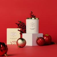 Elegant Display of Fusion Red Apple Cider Soy Candle