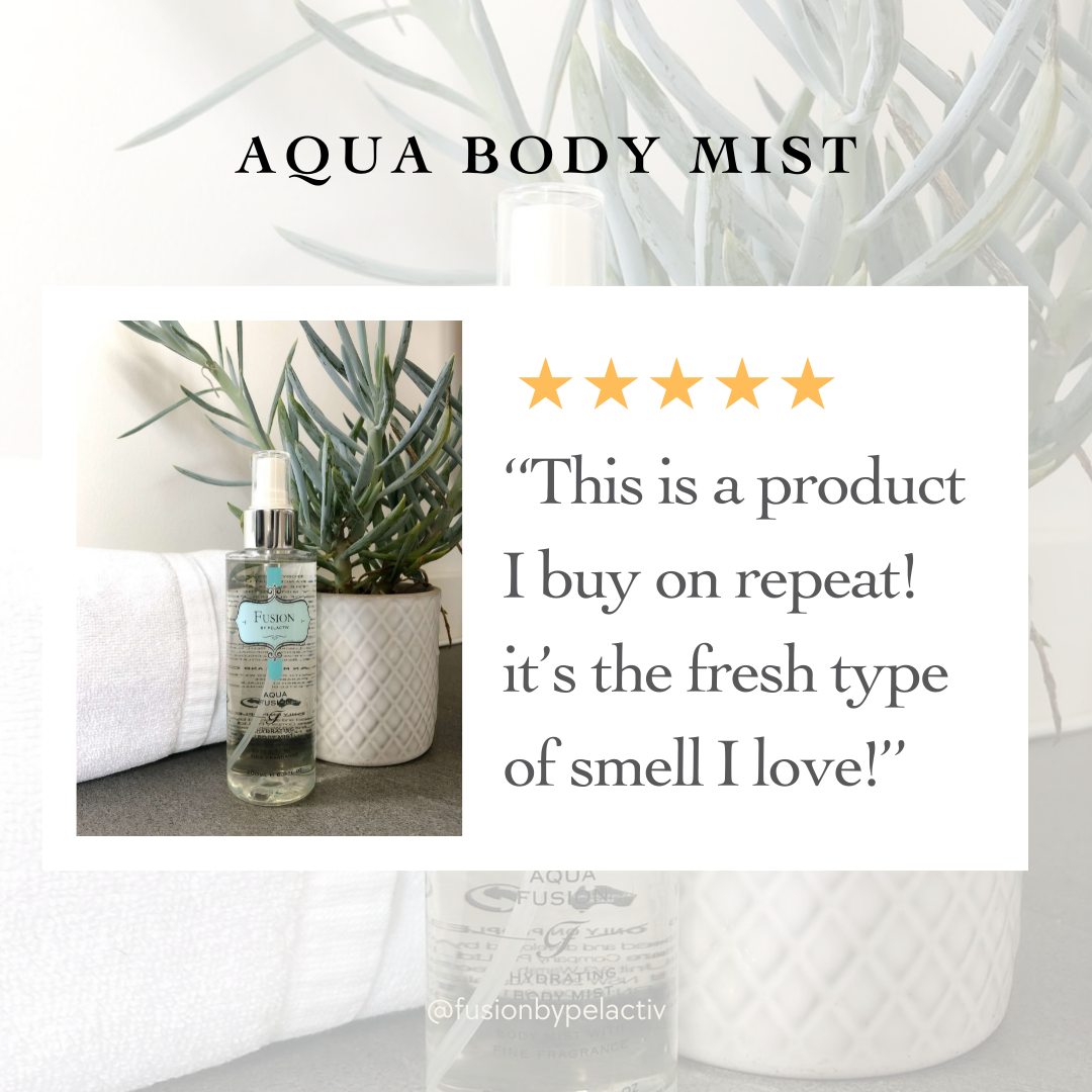 Fusion Aqua Body Mist 5 Star Review