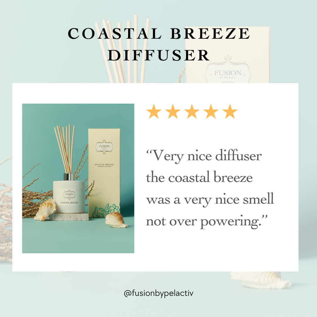 Fusion Coastal BreezeFragrance Diffuser  5 Star Review