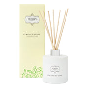 Fusion White Jar Coconut and Lime Fragrance Diffuser