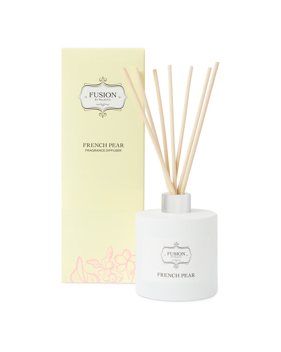 Fusion White Jar French Pear Fragrance Diffuser