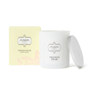 Fusion White Jar French Pear Soy Candle