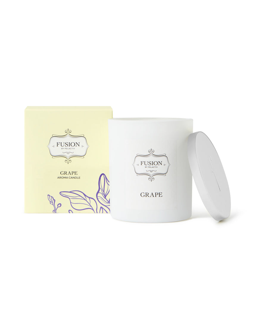 Fusion White Jar Grape Soy Candle