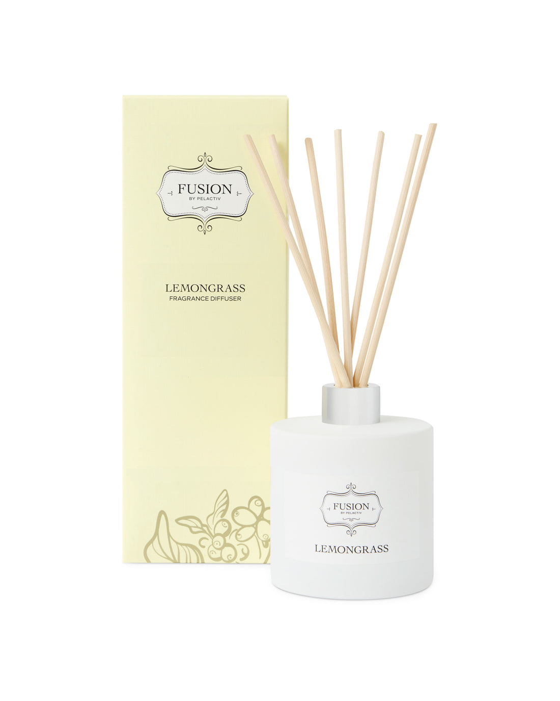 Fusion White Jar Lemongrass Fragrance Diffuser
