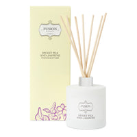 Fusion White Jar Sweet Pea and Jasmine Fragrance Diffuser